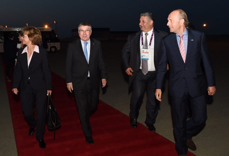 Präsident des Internationalen Olympischen Komitees Thomas Bach wird am Auftakt der Europaspiele in Baku teilnehmen