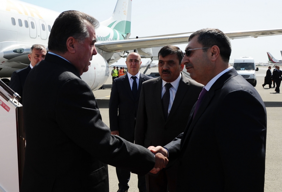 Tajik President arrives in Azerbaijan to attend opening ceremony of first European Games
