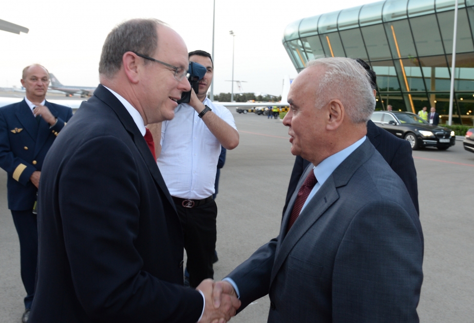 Prince Albert II of Monaco arrives in Azerbaijan to attend opening ceremony of first European Games