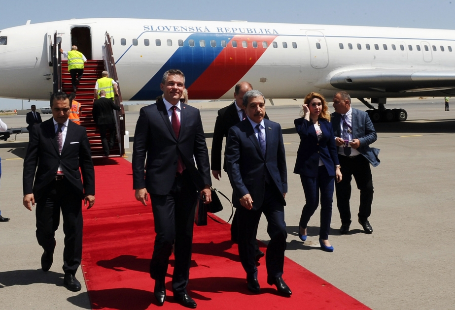 رئيس البرلمان السلوفاكي يصل الى اذربيجان لحضور مراسم افتتاح دورة الالعاب الاوروبية الاولى