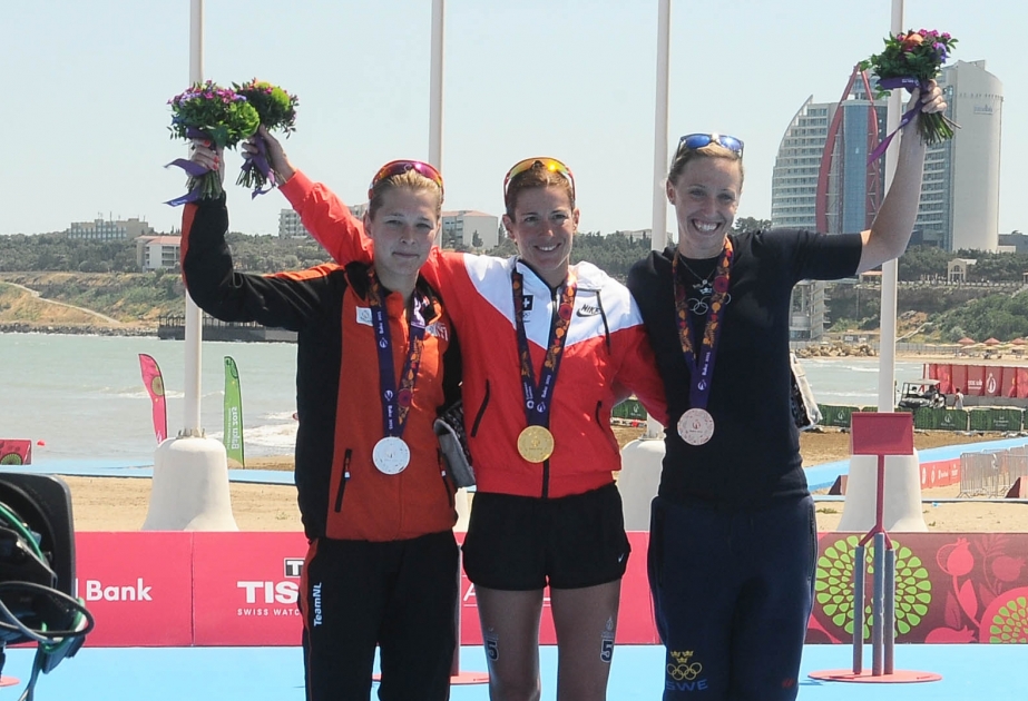 Swiss Spirig wins women's triathlon