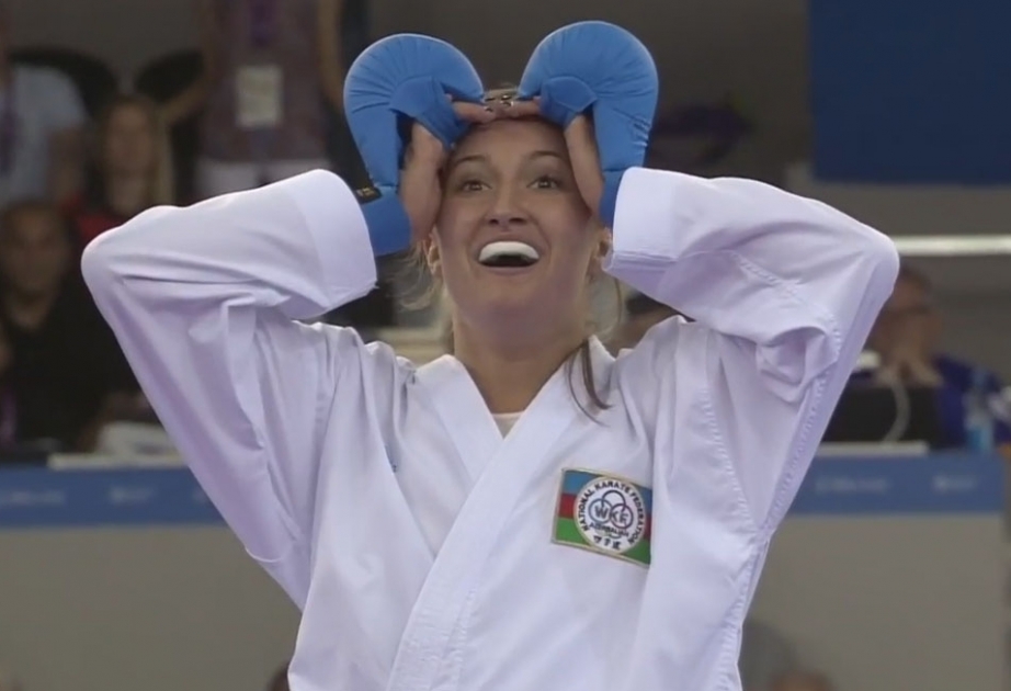 Karate fighter Zaretska adds 4th gold to Azerbaijan`s 9 medal-tally