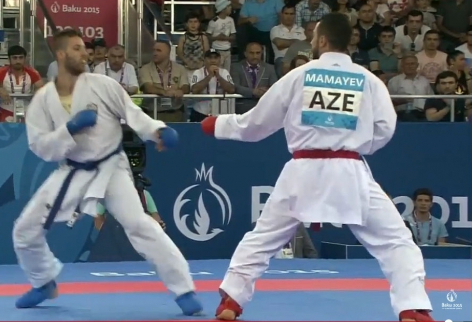 Azerbaijan’s 5th gold comes from karate fighter Mamayev