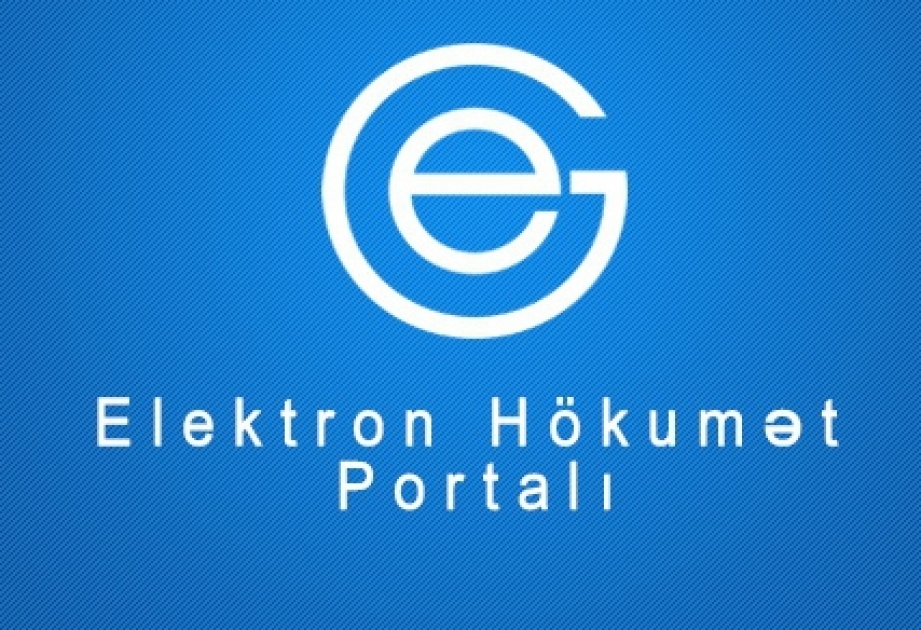 “Elektron hökumət” portalına müraciət edənlərin sayı 1,8 milyon nəfəri ötüb
