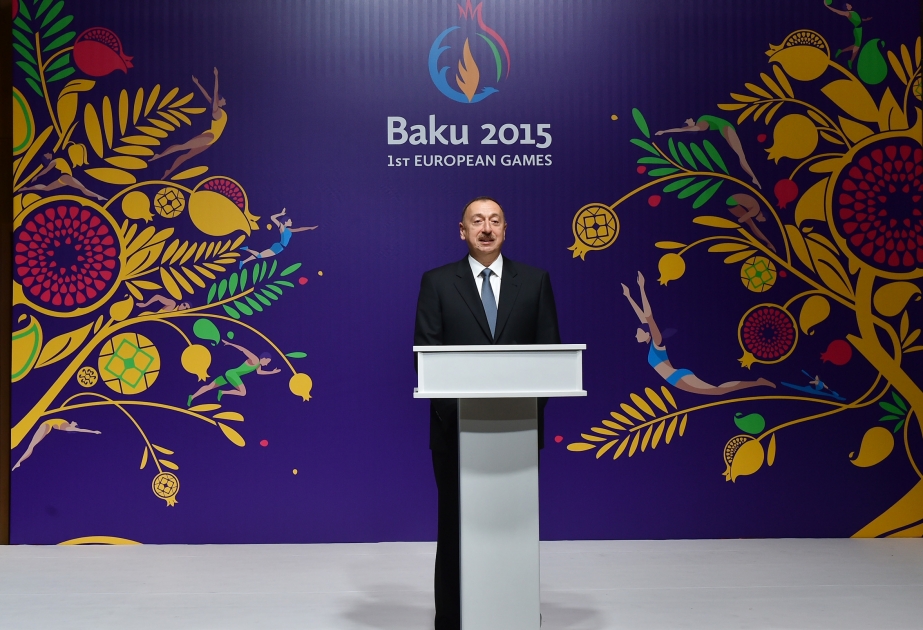A reception was hosted for members of the Olympic family on the occasion of the First European Games VIDEO