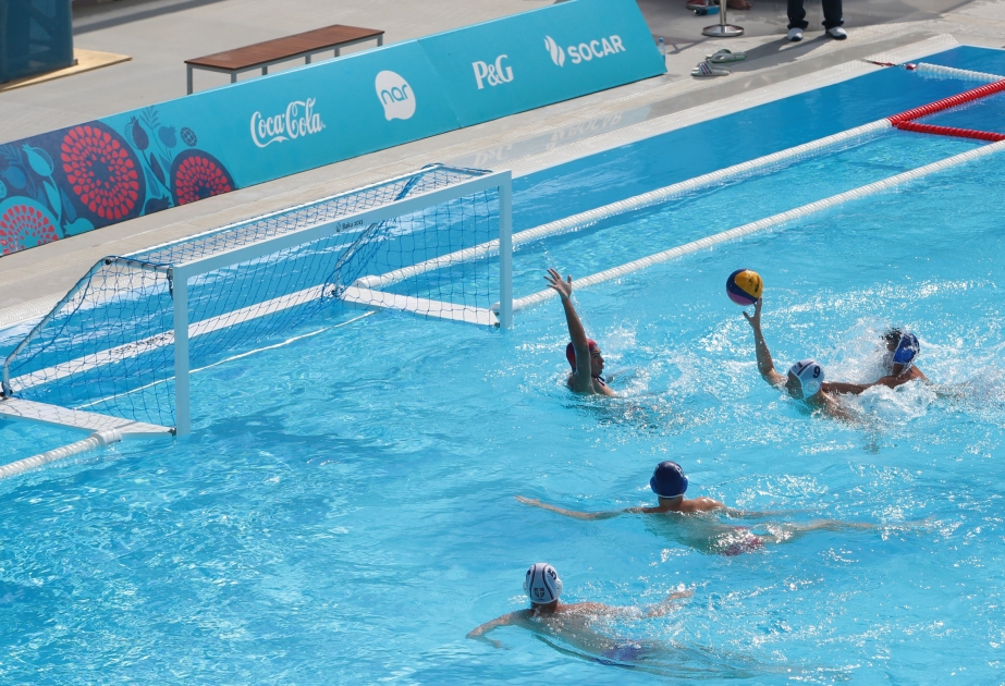 Les épreuves de water-polo des Jeux Européens de Bakou 2015 suivent leur cours [ mise à jour]