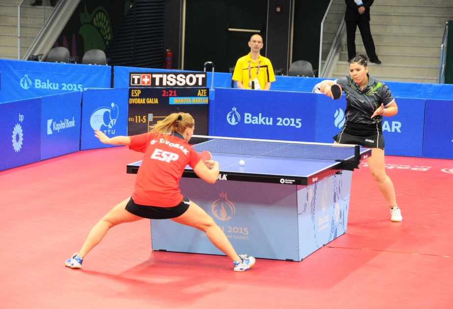 Europaspiele: Einzelwettbewerbe im Tischtennis