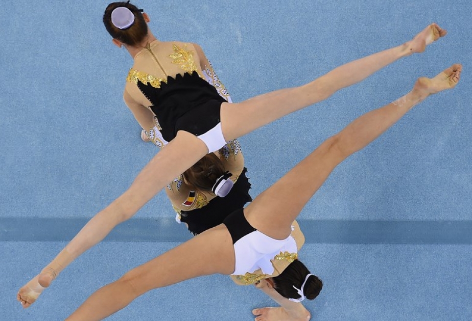 Belgium women's team in pole for Acrobatic Gymnastics gold