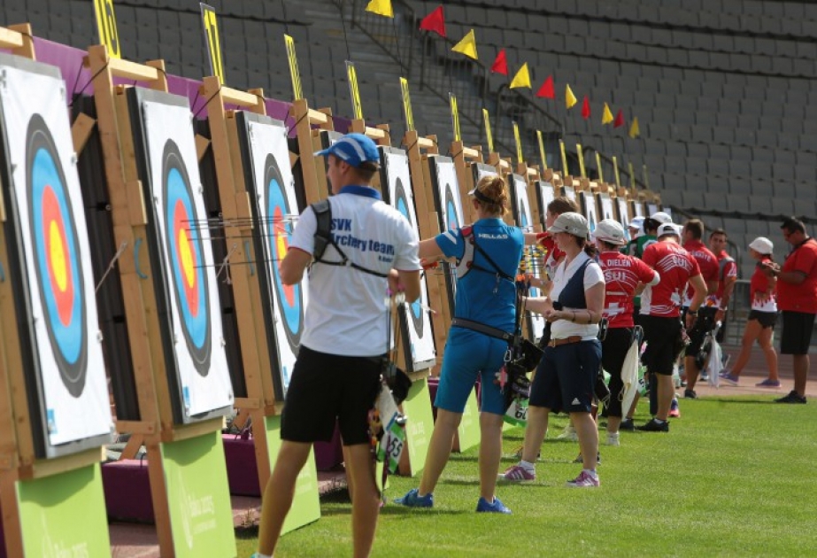 Italy beats Belarus to win archery women's team gold