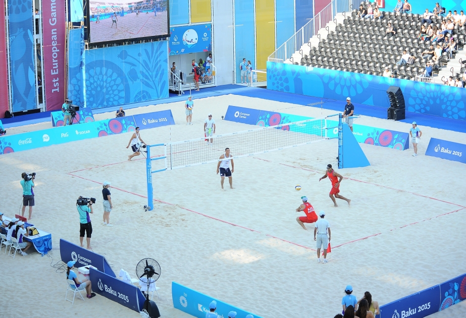 La troisième journée des épreuves de volley-ball de plage s’est terminée