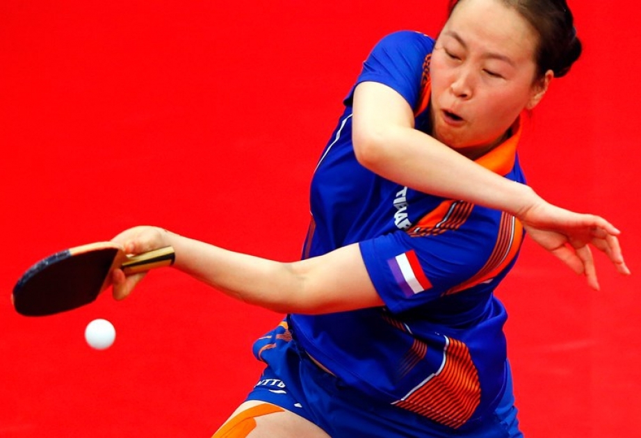 Li Jiao wins all-Dutch duel for table tennis gold