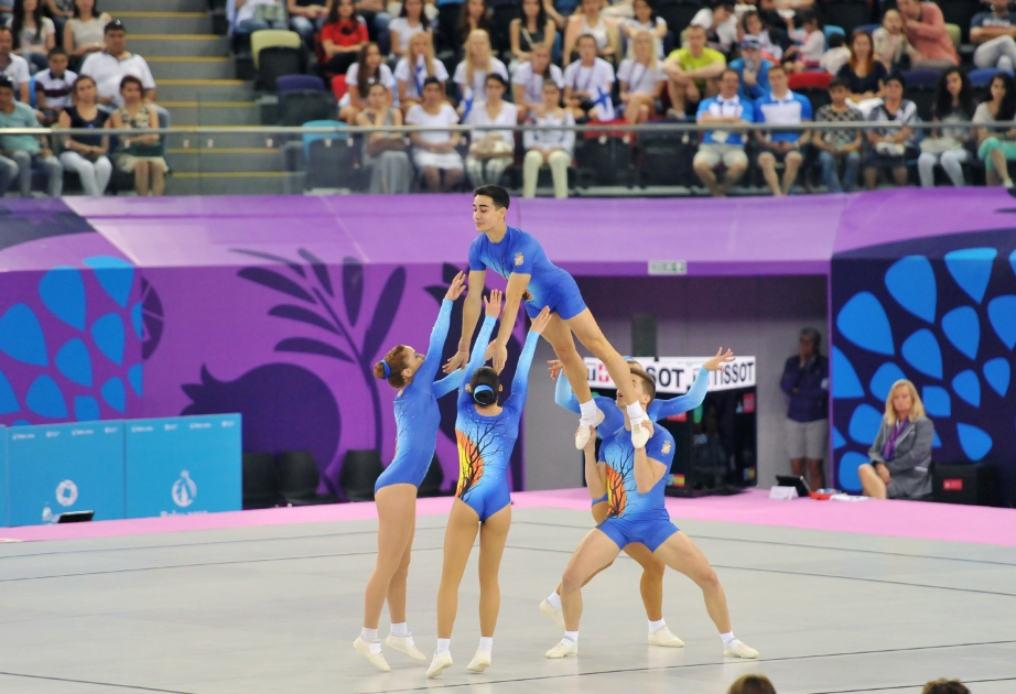 Jeux Européens de Bakou : 11 équipes en lice en gymnastique aérobic