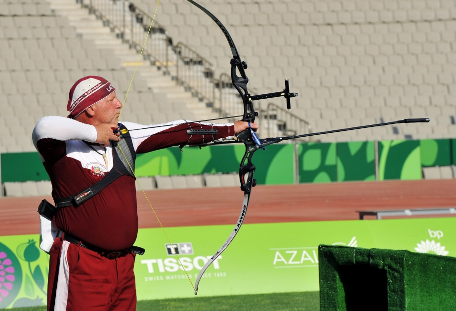 Men`s individual archery event starts at Baku 2015