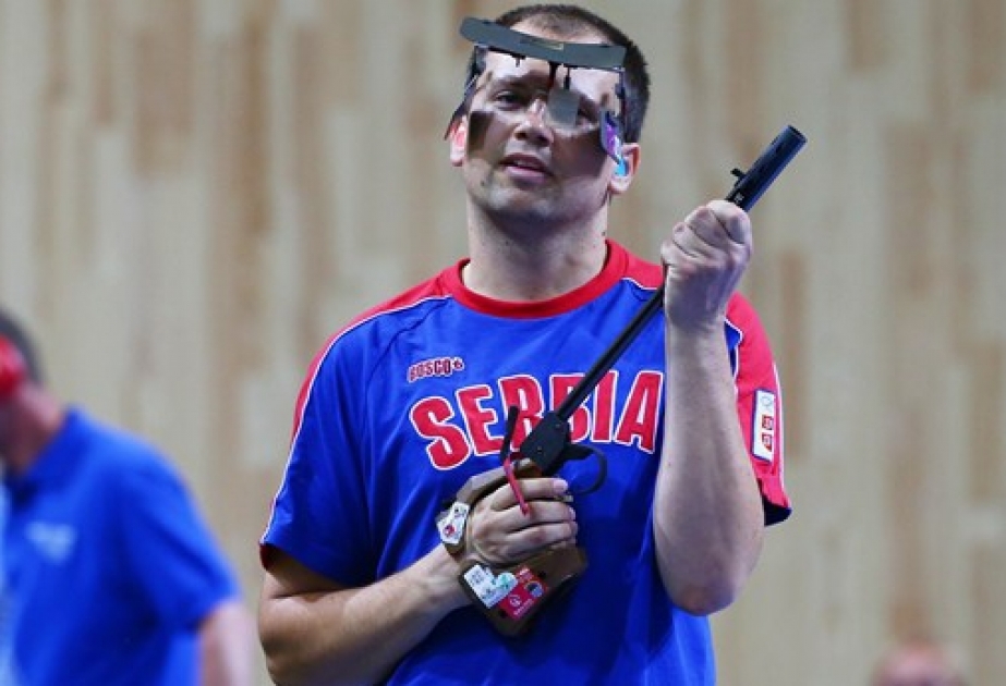 Serbia's Mikec shoots his way to second gold