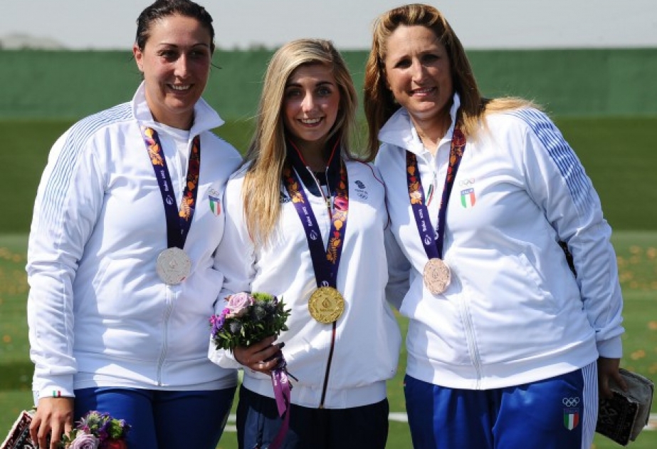 Britain's Amber Hill wins women's skeet