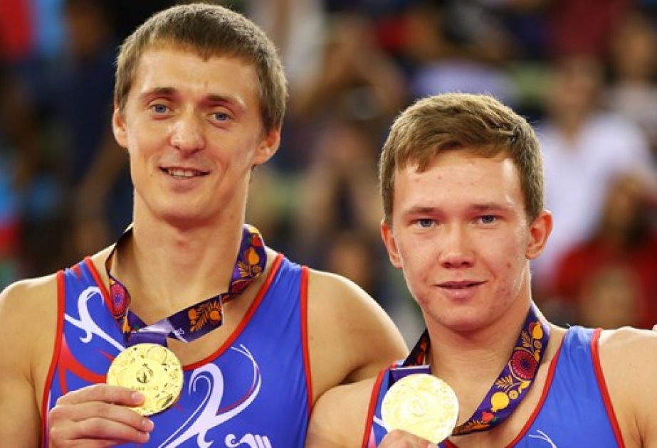 More gold for Russia in synchro Trampoline