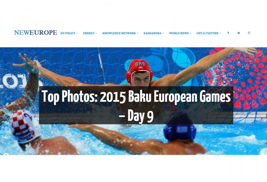 “Neurope.eu” saytında birinci Avropa Oyunları ilə bağlı fotosessiya yerləşdirilib