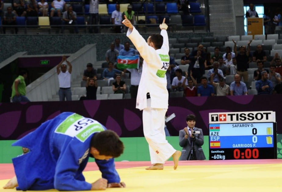 Azerbaijani judo fighter reaches final of European Games