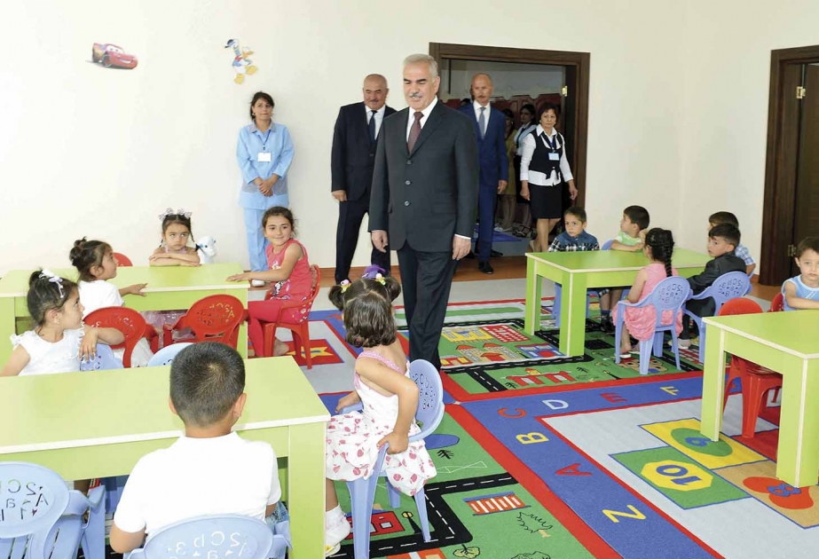 Şahbuz Şəhər Uşaq Bağçasının yeni binası istifadəyə verilib