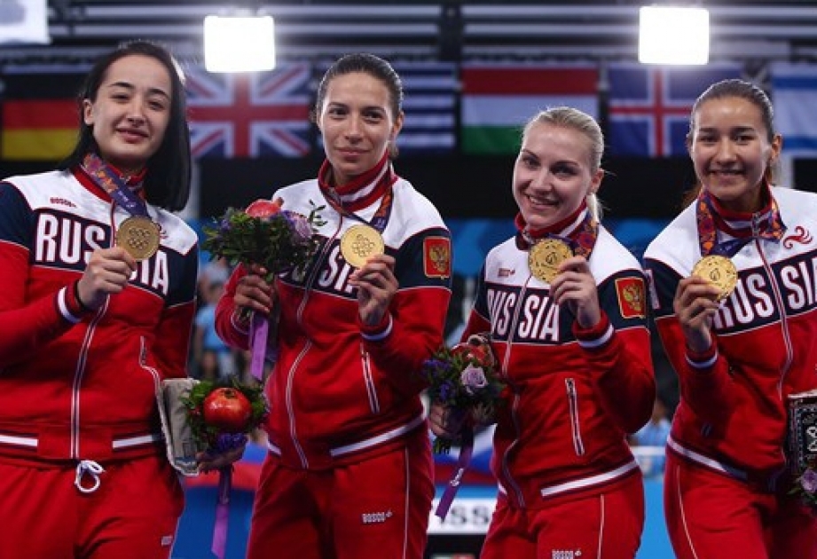 Russians cruise to women's team foil gold