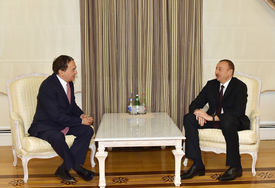 Aserbaidschans Präsident Ilham Aliyev traf sich mit dem Generalsekretär der Sozialistischen Internationale VIDEO