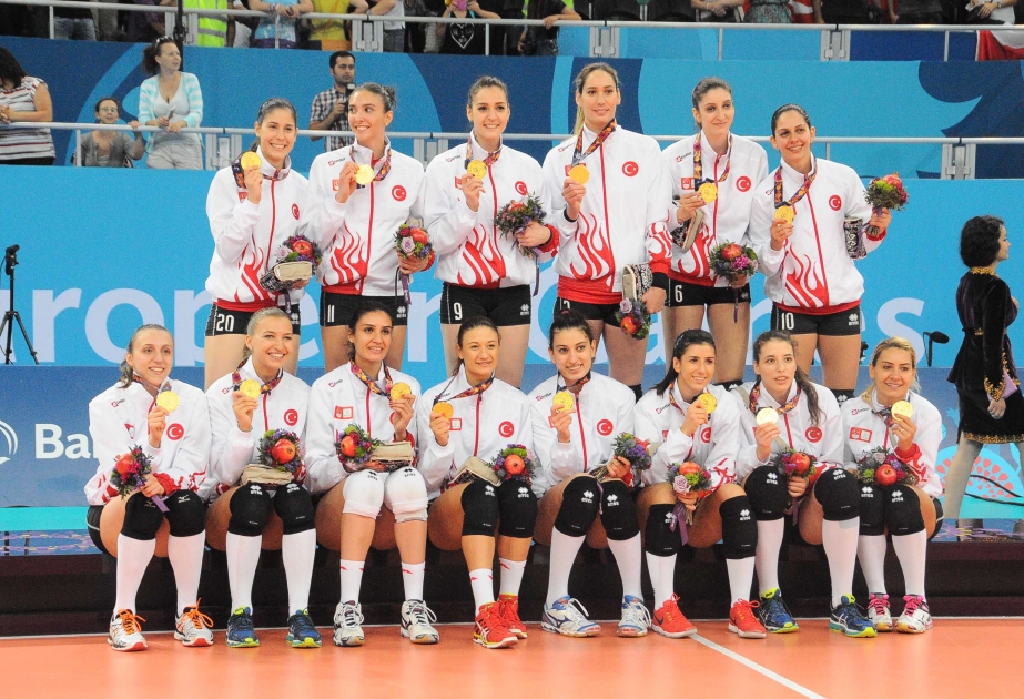 Turkey win women's volleyball gold