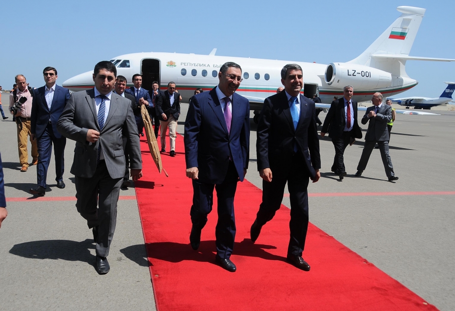 Präsident von Bulgarien Rossen Plewneliew in Baku zu Gast