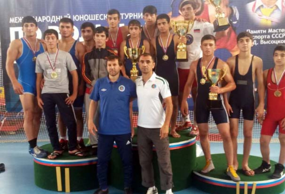 Young Azerbaijani wrestlers grab 9 medals at Krasnodar tournament