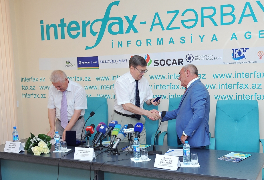 Generaldirektor der Nachrichtenagentur „Interfax-Aserbaidschan“ mit Ehrenzeichen von „Rossotrudnitschestwo“ ausgezeichnet