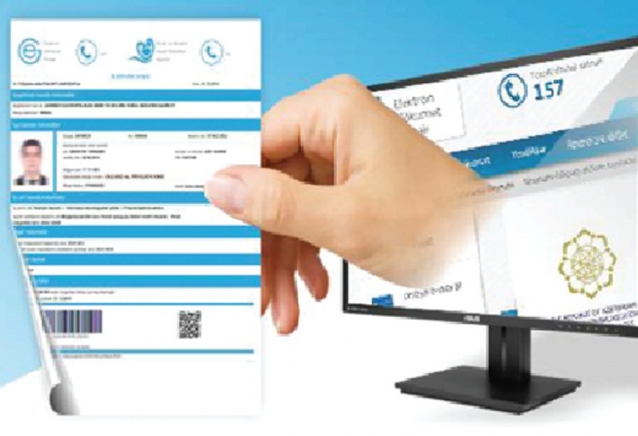 "E- hökumət" portalı üzərindən əldə olunan fərdi məlumatlar üzrə e-arayışların sayı 9 mini ötüb