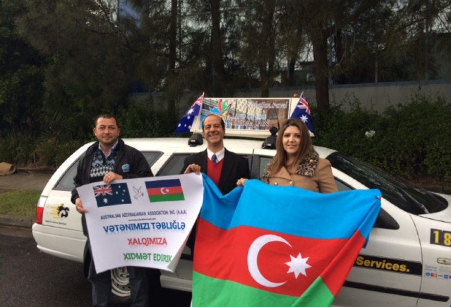 Azərbaycanın turizm potensialı Sidneydə taksilər vasitəsilə təbliğ edilir