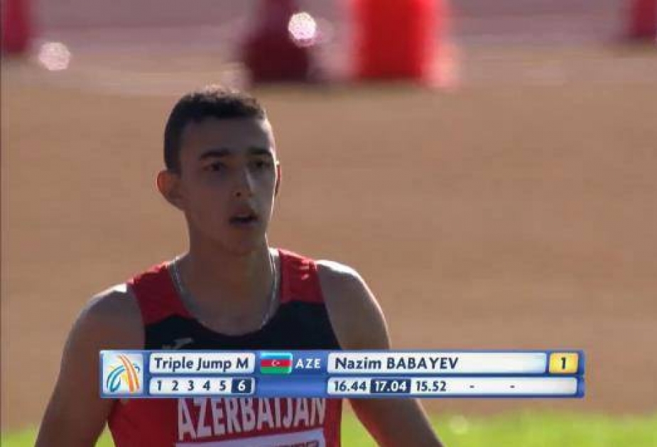 Nazim Babayev wins gold at European Athletics Junior Championship