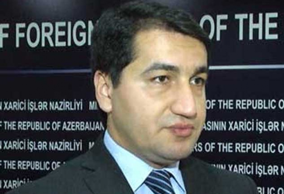 حكمت حاجييف: لا بد من إعطاء قيمة قانونية دولية بعيدة عن المعايير المزدوجة لعدوان أرمينيا على أذربيجان