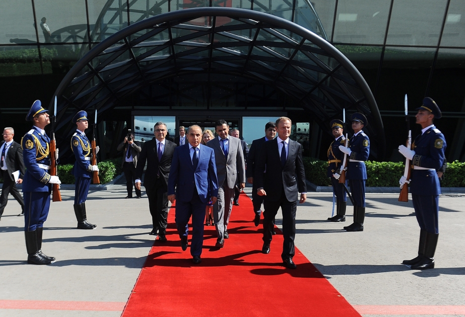 Besuch des Präsidenten des Rates der Europäischen Union Donald Tusk in Aserbaidschan ist zu Ende gegangen