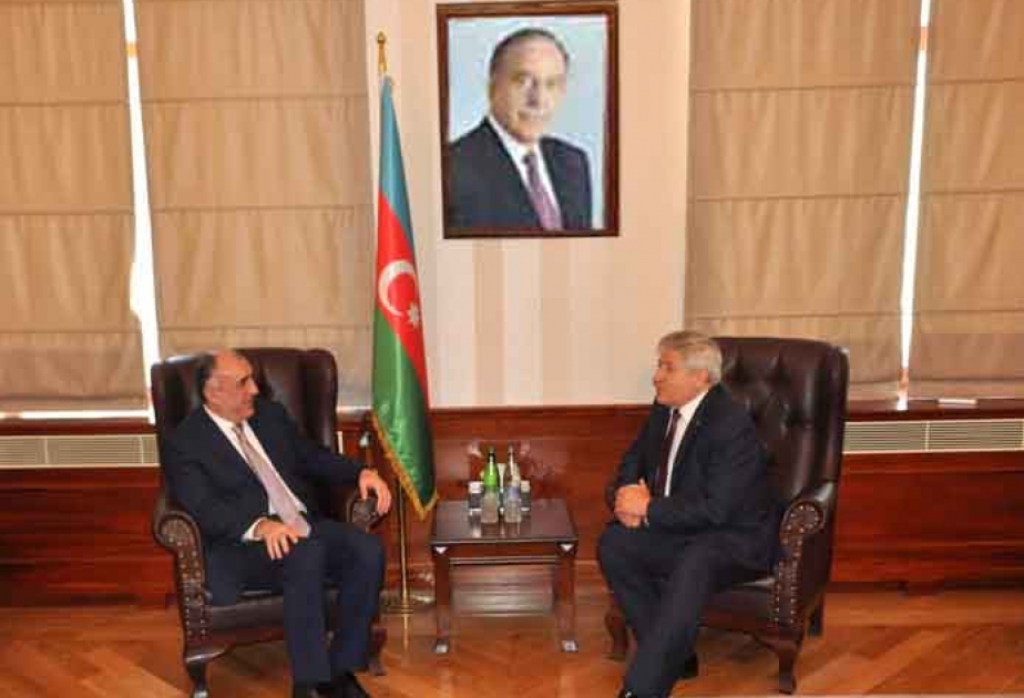FM Mammadyarov meets outgoing Belarus Ambassador