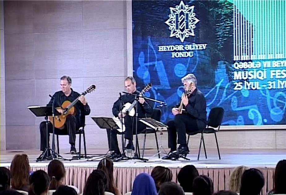 VII. Internationales Musikfestival in Gabala: Konzert von „Dubrovnik Guitar Trio“ aus Kroatien VIDEO