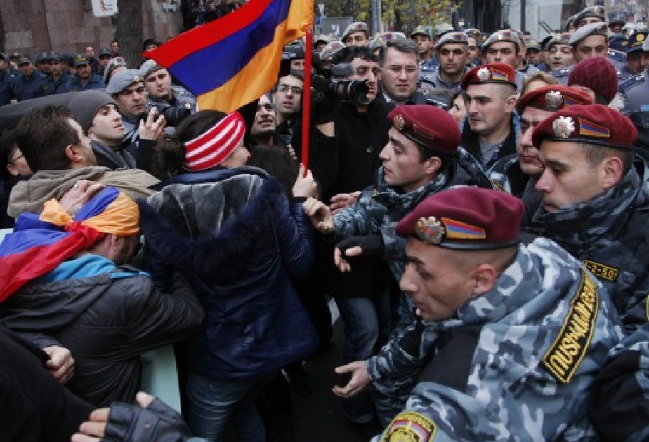 تواصل المظاهرات في أرمينيا احتجاجا على رفع أسعار الكهرباء