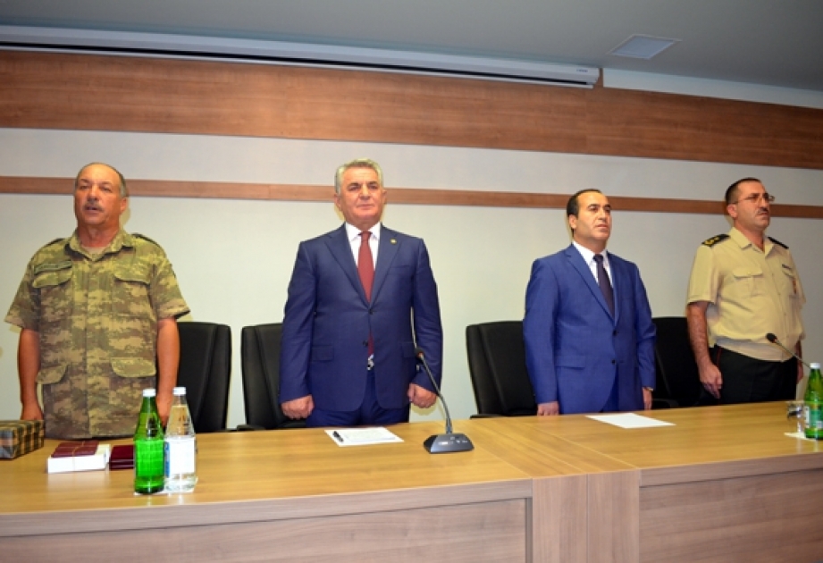 Şəhid ailələrinə medallar təqdim olunub