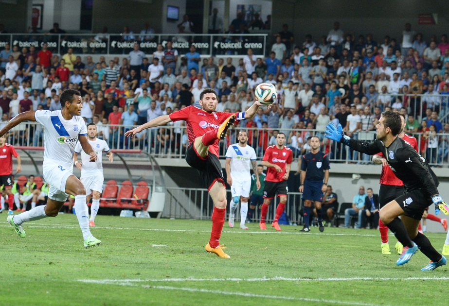 Футбольная команда «Габала» вышла в плей-офф Лиги Европы УЕФА