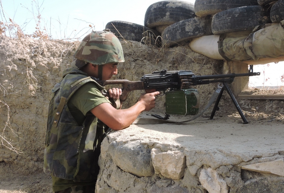 الوحدات الأرمينية المسلحة تخرق الهدنة 105 مرة خلال اليوم باستخدام قاذفات الألغام والرشاشات الثقيلة