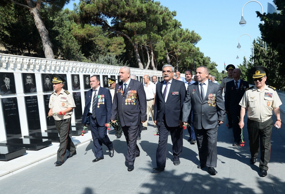 Əfqanıstan müharibəsi veteranlarının bir qrupu cəbhə bölgələrinə yola düşüb