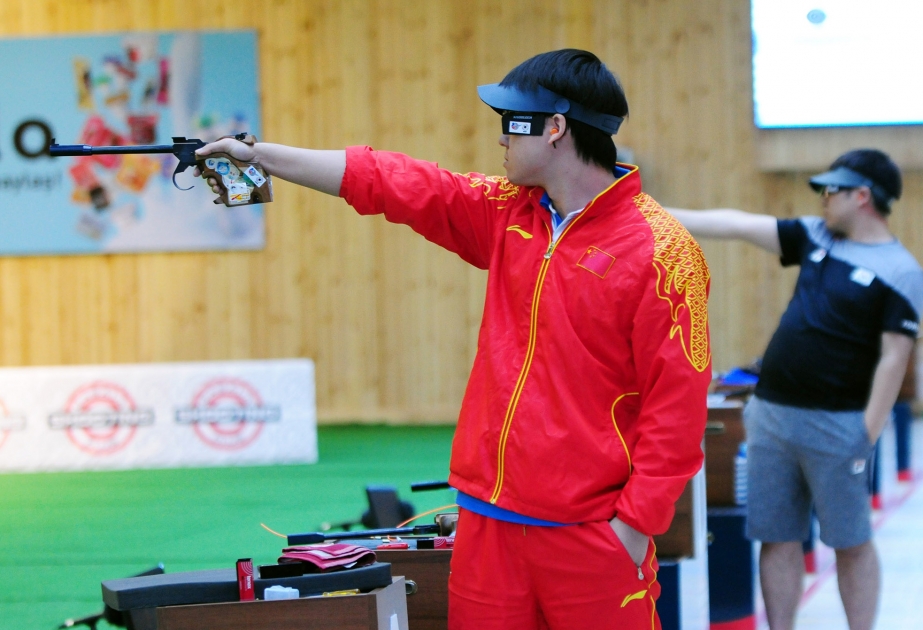Chinese Mai claims men's 50m Pistol Gold in Gabala
