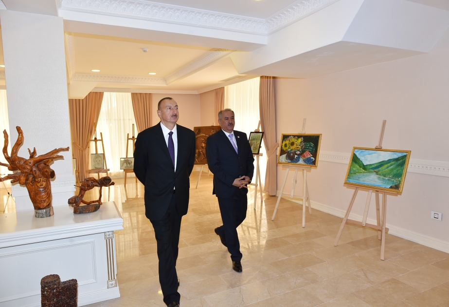 President Ilham Aliyev attended the opening of the Heydar Aliyev Center in Jalilabad VIDEO
