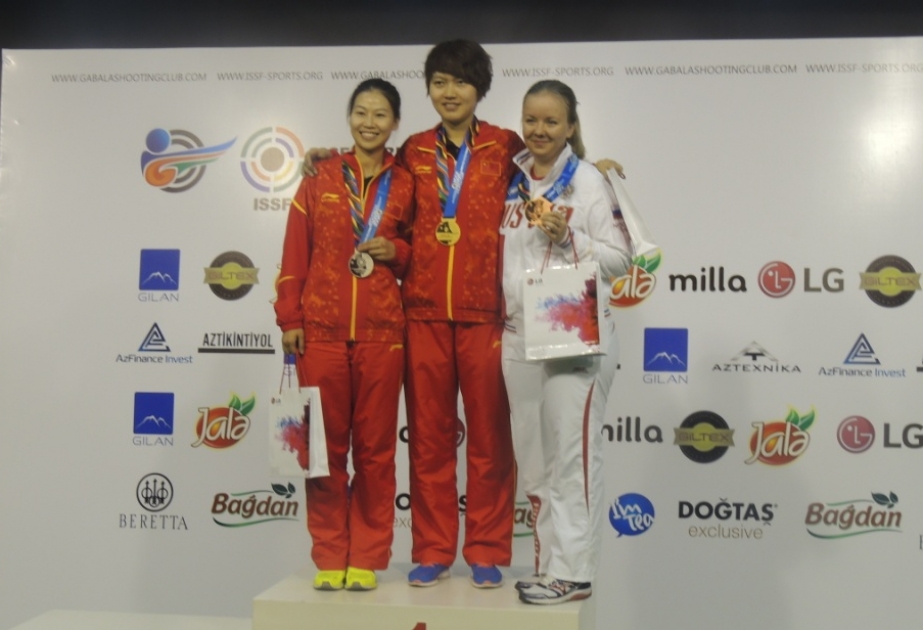 China's Chen and Yi pocket women's 50m Rifle 3 Positions gold and silver in Gabala