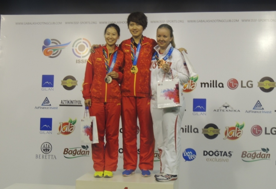 Chinesische Sportlerin gewinnen beim Weltcup in Gabala weitere zwei Medaillen