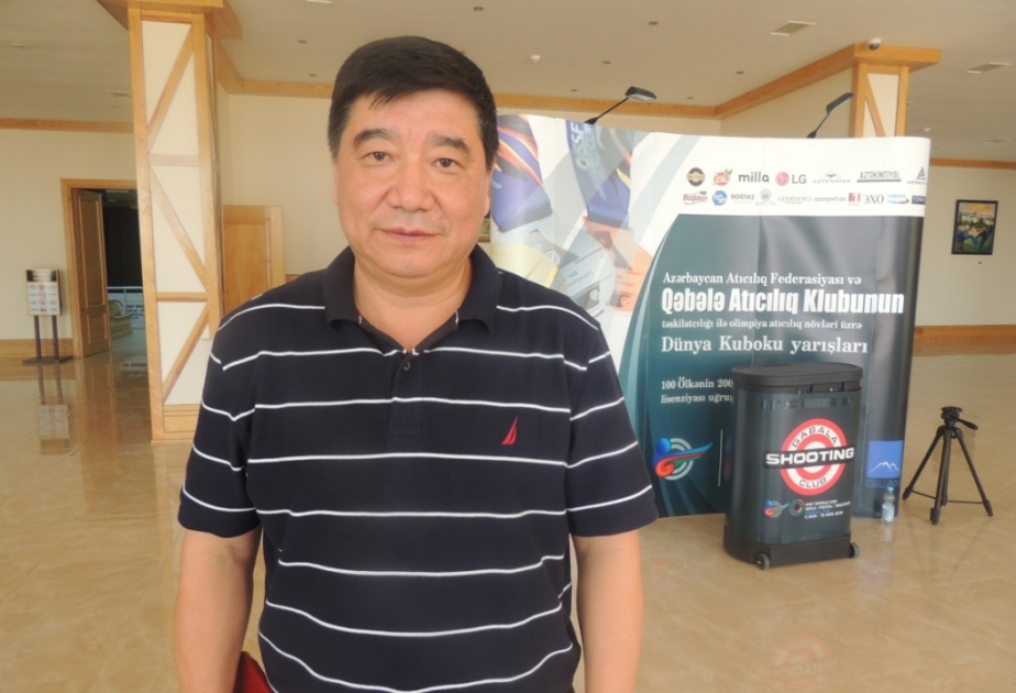 Çinli məşqçi Uanq Yifu: Yüksək şəraitə malik Qəbələ atıcılıq mərkəzində idmançılarımız hər gün medal qazanırlar