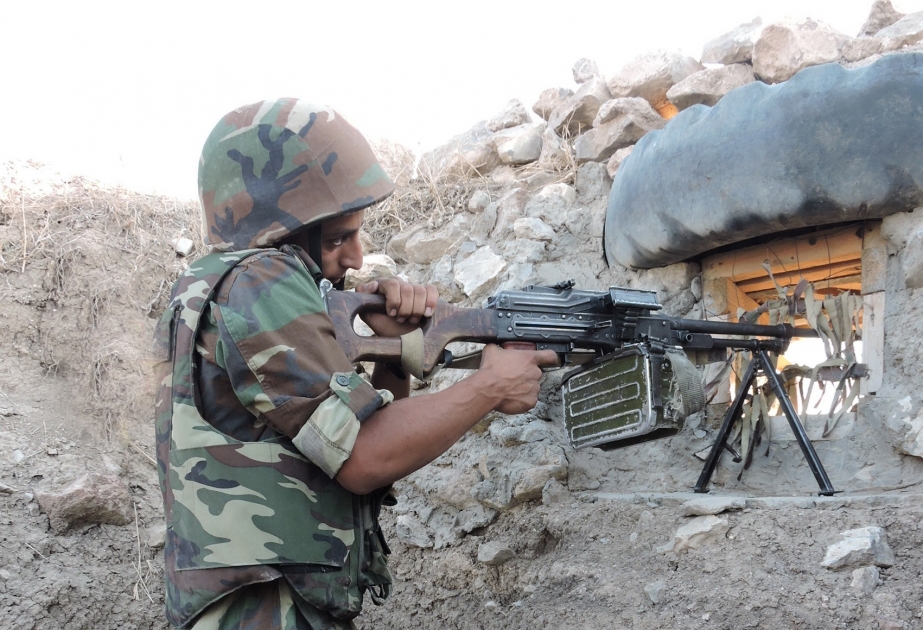 Подразделения вооруженных сил Армении в течение суток обстреляли позиции азербайджанской армии 167 раз ВИДЕО