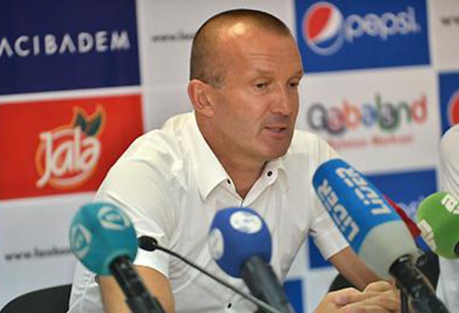 "Qəbələ" komandasının baş məşqçisi: Futbolçuların mübarizəsindən razı qaldım
