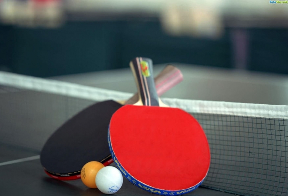 Stolüstü tennis üzrə Avropa çempionatının püşkatma mərasimi keçirilib