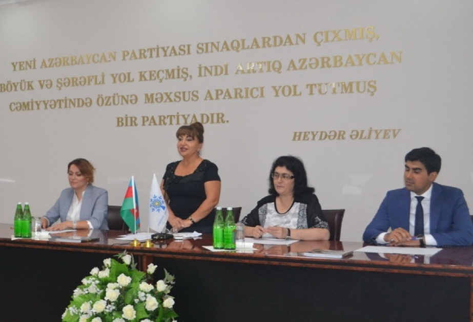 YAP Nizami rayon təşkilatında ilk dəfə səs verəcək gənclərlə görüş olub